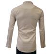 Self Design Fawn Shirt : Slim