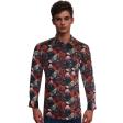 Print Rust Shirt : Party