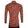 Print Rust Shirt : Party