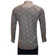 Print Gray Shirt : Party