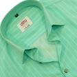 Stripes Green Shirt : Ditto