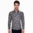 Print Navy Blue Shirt : Ditto