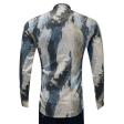 Print Navy Blue Shirt : Ditto