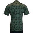 Print Green Shirt : Ditto