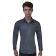 Plain Dark Gray Shirt : Business