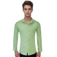 Plain Light Green Shirt : Business