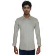 Plain Light Gray Shirt : Business