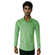Plain Light Green Shirt : Business