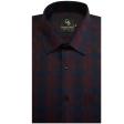 Checks Maroon Shirt : Business