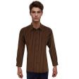 Stripes Brown Shirt : Business