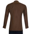 Stripes Brown Shirt : Business