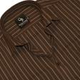 Stripes Brown Shirt : Business