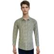 Print Green Shirt : Party