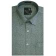 Print Green Shirt : Party
