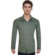 Print Green Shirt : Party