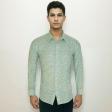 Print Green Shirt : Party