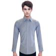 Self Design Navy Blue Shirt : Slim