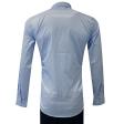 Self Design Navy Blue Shirt : Slim