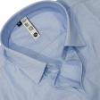 Self Design Navy Blue Shirt : Slim