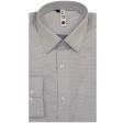 Self Design Light Gray Shirt : Slim