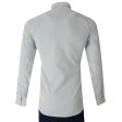 Self Design Light Gray Shirt : Slim