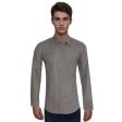 Checks Dark Gray Shirt : Slim
