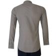 Checks Dark Gray Shirt : Slim