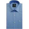 Checks Light Blue Shirt : Business
