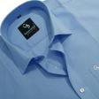 Checks Light Blue Shirt : Business
