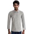 Checks Light Gray Shirt : Business