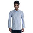 Stripes Light Blue Shirt : Business