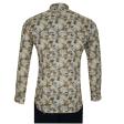 Print Gray Shirt : Party