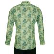 Print Green Shirt : Party