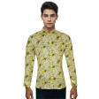 Print Yellow Shirt : Party