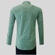 Plain Light Green Shirt : Slim