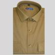 Plain Brown Shirt : Slim