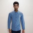 Plain Blue Shirt : Slim