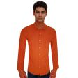 Plain Peach Shirt : Slim