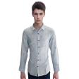 Print Blue Shirt : Slim