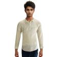 Self Design Fawn Shirt : Ditto