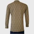 Print Brown Shirt : Party