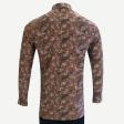 Print Brown Shirt : Party
