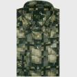 Print Brown Shirt : Party