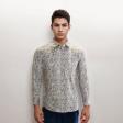 Print Brown Shirt : Party