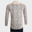 Print Brown Shirt : Party