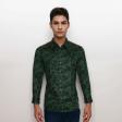 Print Green Shirt : Party