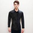 Print Gray Shirt : Party