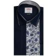 Combination Navy Blue Shirt : Ditto
