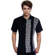 Combination Navy Blue Shirt : Ditto