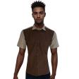 Combination Brown Shirt : Ditto